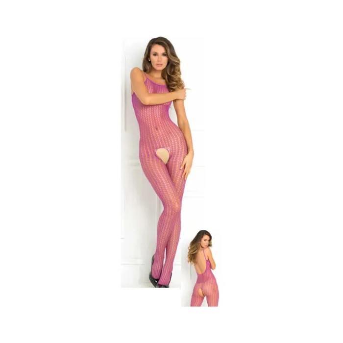 Vibrators Fairvillacom Quarter Crochet Net Bodystocking Purple OS