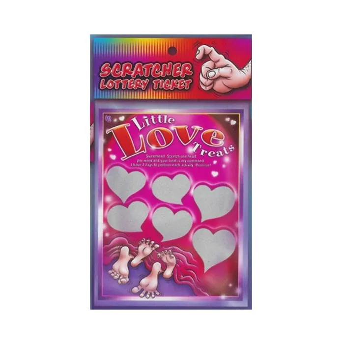 Vibrators Fairvillacom Sexy Scratcher Lottery Ticket Little Love Treats