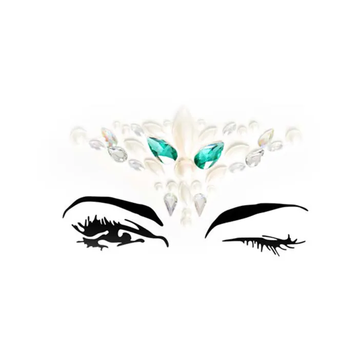 Vibrators Fairvillacom Sirene Adhesive Face Jewels Sticker 6pk
