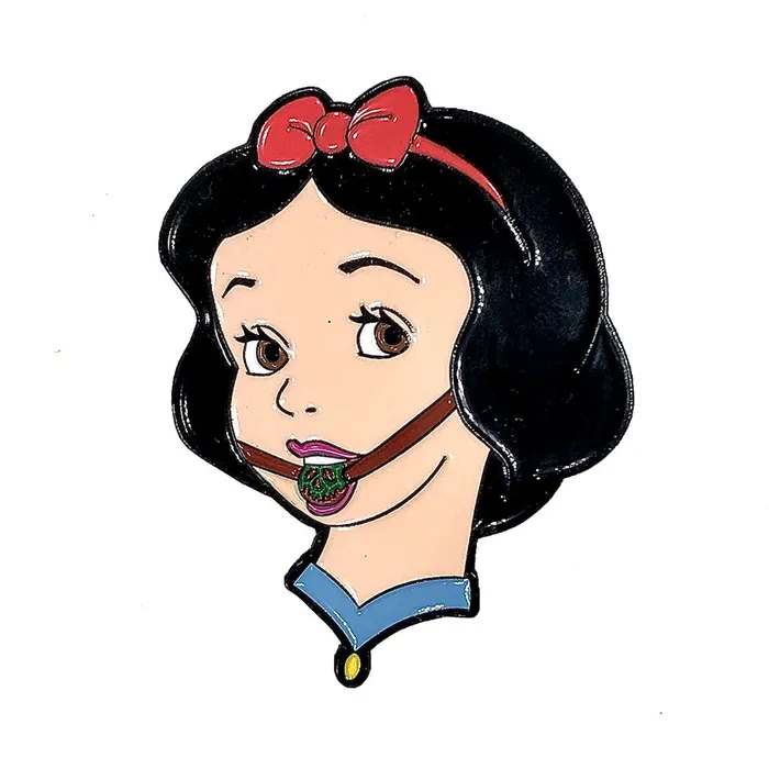 Vibrators Geeky amp Kinky Geeky amp Kinky Snow White Ballgag Pin