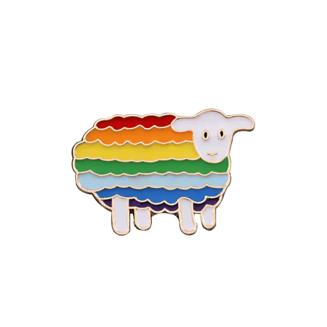 Vibrators ShhhOb LGBT Pride lapel badges 7 assorted styles Vibrators ShhhOb LGBT Pride lapel badges 7 assorted styles
