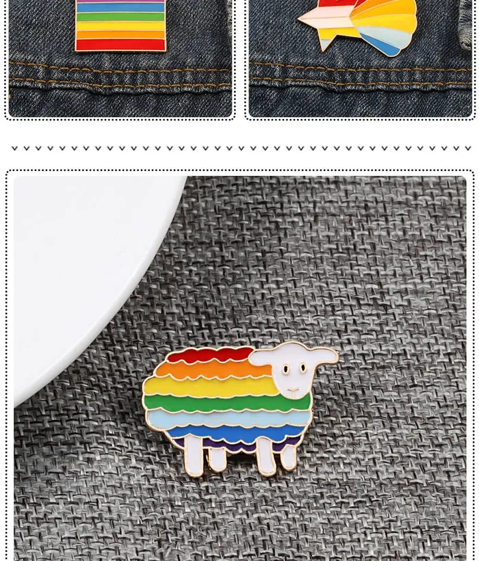 Vibrators ShhhOb LGBT Pride lapel badges 7 assorted styles Vibrators ShhhOb LGBT Pride lapel badges 7 assorted styles