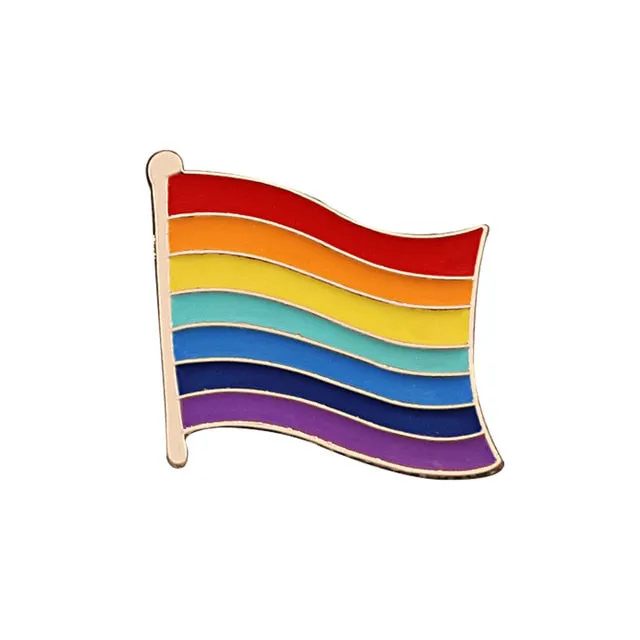 Vibrators ShhhOb LGBT Pride lapel badges 7 assorted styles Vibrators ShhhOb LGBT Pride lapel badges 7 assorted styles