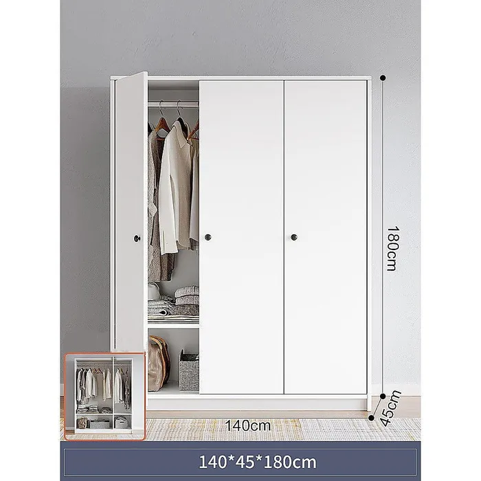 Vibrators ShhhSof Storage Wardrobe 3 Door White