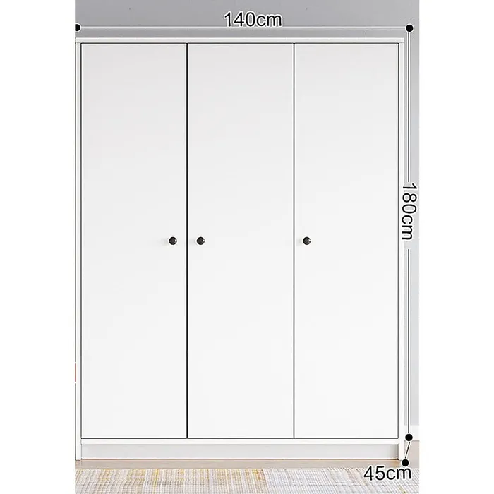 Vibrators ShhhSof Storage Wardrobe 3 Door White
