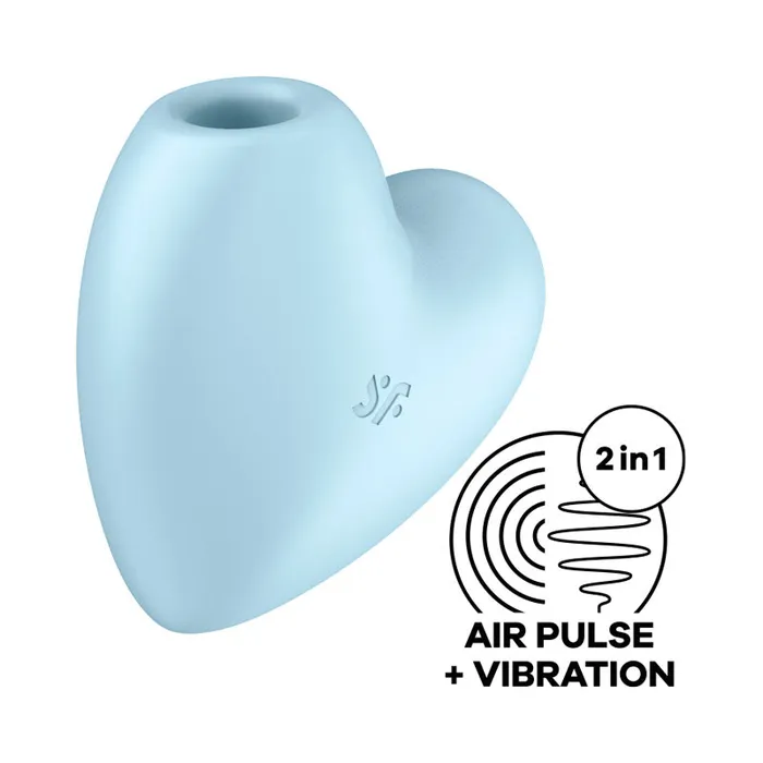 Vibrators ShhhWndsr Satisfyer Cutie Heart USB Rechargeable Air Pulsation Stimulator with Vibration Vibrators ShhhWndsr Satisfyer Cutie Heart USB Rechargeable Air Pulsation Stimulator with Vibration