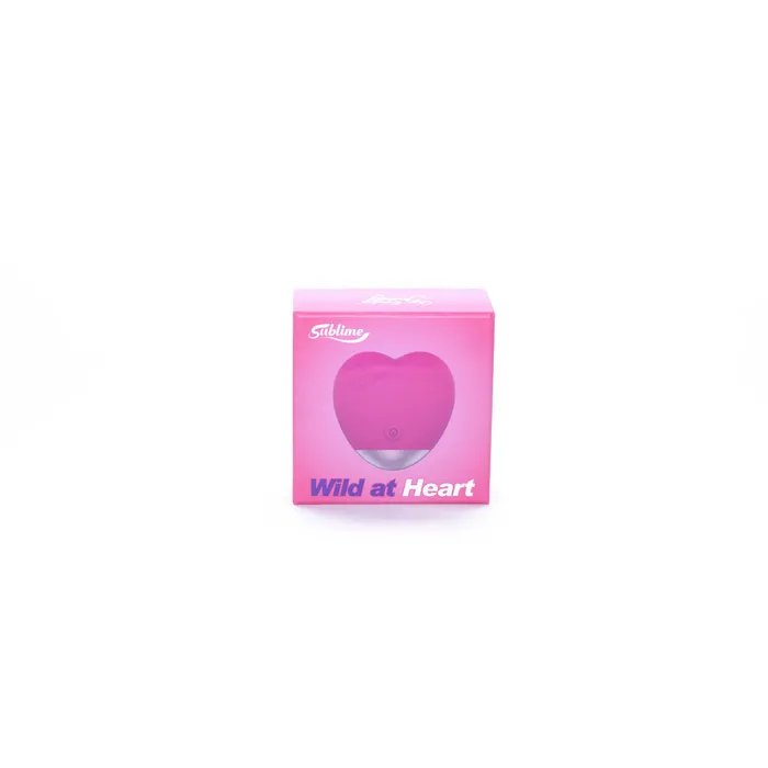 Vibrators Sublime Wild At Heart Silicone External Heart Shaped Vibe Pink Fairvillacom