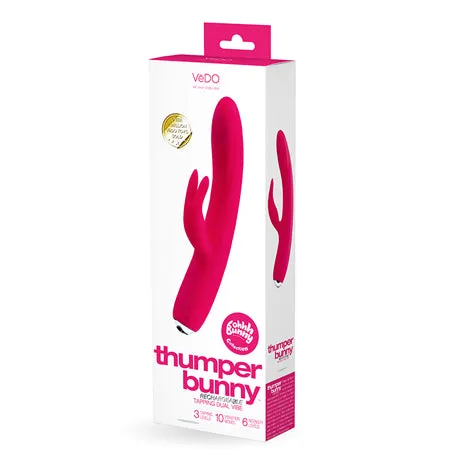 Vibrators VeDO Thumper Bunny Rechargeable Dual Vibe Pretty in Pink Fairvillacom Vibrators VeDO Thumper Bunny Rechargeable Dual Vibe Pretty in Pink Fairvillacom