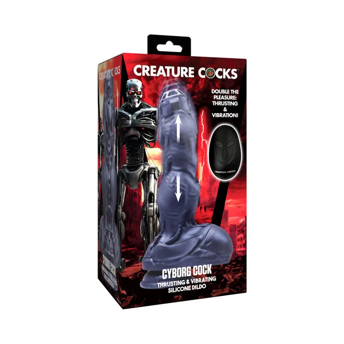 XR LLC Dildos Creature Cocks Cyborg Thrusting Silicone Dildo