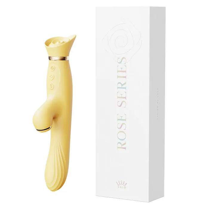 Zalo Rose RabbitLemon Yellow Fairvillacom Vibrators